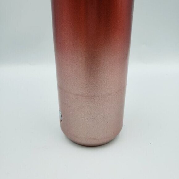 Starbucks Holiday Red Pink Gradient Ombre Stainless Steel Tumbler 20 Ounce - Picture 9 of 13